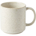 Matiq Ceramic Coffee Mug Speckled Ivory 14 oz
