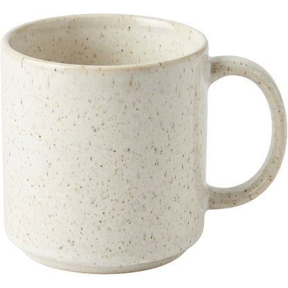 Matiq Ceramic Coffee Mug Speckled Ivory 14 oz