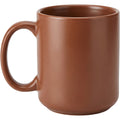 Matiq Wide Handle Ceramic Coffee Mug Clay Brown 16 oz